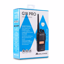 Midland G18 Pro ricetrasmittente 99 canali 446.00625 - 446.19375 MHz Nero - Vista aggiuntiva 4