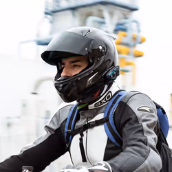 Midland BTX2 Pro S interfono da moto 1200 m Nero, Blu - Vista aggiuntiva 4