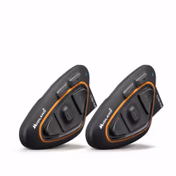 Midland BTX1 Pro S interfono da moto 800 m Nero, Arancione