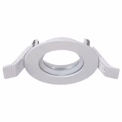 Faretto ad incasso Duralamp Tondo Fisso colore Bianco, Grado di protezione IP65, per lampade MR16/PAR16 (GU5.3 - GU10) e Modu ...