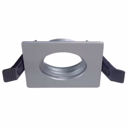 Faretto ad incasso Duralamp Quadrato Fisso colore Grigio, Grado di protezione IP65, per lampade MR16/PAR16 (GU5.3 - GU10) e M ...