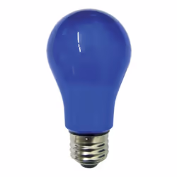 Lampada a goccia LED Duralamp, potenza 6W, colore blu ,attacco E27, tensione 200-240 Vac, non dimmerabile . Con tecnologia SM ...