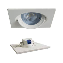 Duralamp - Faretto led incasso quadrato 7W 4000K 40° Bianco D307QNW
