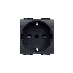 Presa P30 2P+T 16A 250 Vac con contatti laterali e centrale di terra - per spine standard tedesco e spine 10A con spinotti al ...