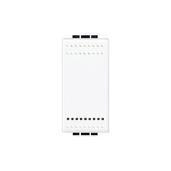 Living Light Copritasto Personalizabile 2 funzioni, 1 Modulo, bianco Bticino N4911T