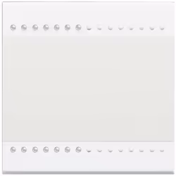 Bticino Livinglight tasto 2 moduli, colore grigio tech. Caratteristiche: Serie Bticino LivingLight Tasto con lente illuminabi ...