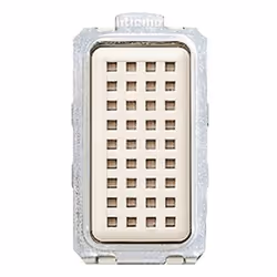 Suoneria Bticino Magic 230V-11VA, 1 modulo. Modulo da applicare sui supporti 5367R,503R,504S,505R,506LS. Caratteristiche: Ser ...