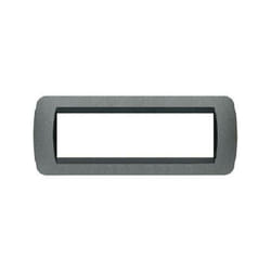 Living international placca 7 moduli grafite l4807gf - Bticino