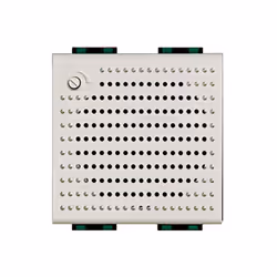 Suoneria 12V tritonale (tre suoni diversi) Bticino LivingLight colore bianco. Collegata ad un pulsante la suoneria solitament ...