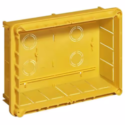 Scatola di derivazione Bticino, dimensioni 218x154x69 mm. Predisposta per suddivisione in 2 scomparti-in resina antiurto, com ...