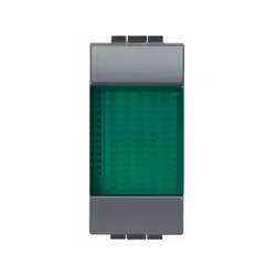 Portalampada con diffusore verde - per LED art. LN4742V12T e LN4742V230T - Antracite Moduli 1Serie IT Livinglight
