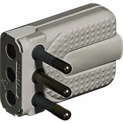 bticino Kit spina corner salvasp.2p+t, 250 V, 10 A, Bianco, Maschio, CEI 23-50