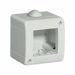 Custodia 2 moduli per interno Dimensioni in Cm: 7.6x7.6x5.5 Grado di protezione: IP40
