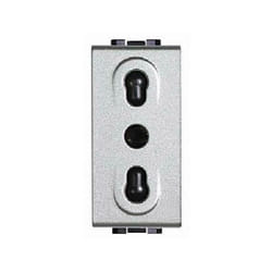 Bticino - livinglight tech presa 2p+t 10/16a bipasso nt4180