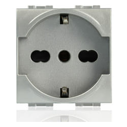 Bticino - NT4140/16 - Presa Standard Tedesco e Bipasso 10/16A 250 v Ac - LivingLight