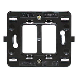 Supporto Bticino Magic 2 posti separati per scatola tonda 500S/2