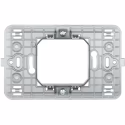 Supporto a 2 moduli centrali per scatola art. 500 e 502E Matix Bticino 500S 23A Supporto a 2 moduli centrali dotato di graffe ...