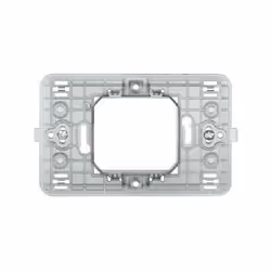 caratteristiche supporto a 2 moduli centrali per scatola rotonda o 503 serie matix