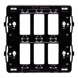 Supporto Bticino Magic 3+3 posti (moduli) per scatola 506E, 506NP, per placche 506/6/... Caratteristiche: Serie Bticino Magic ...