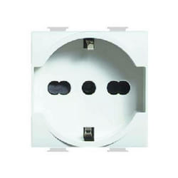 Matix presa unel standard tedesco 16a bianca am5440/16 - Bticino