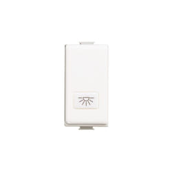 Copritasto Bticino Matix con simbologia lampada bianco AM5921A