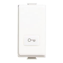 Copritasto Bticino Matix con simbolo chiave bianco AM5921F