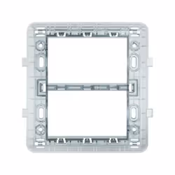 Supporto a 3+3 moduli per scatola 506E per placche AM4826.. Serie Magic