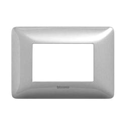 Placca Matix 3 moduli - Silver / Argento AM4803MSL