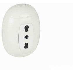 Presa ovale 2p&43t bipasso 20w 10/6a 250v colore bianco sp80bf - Bticino