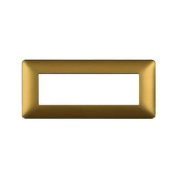 Placca matix 6 moduli 84x191 mm gold Bticino am4806mgl