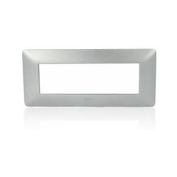 AM4806TBC - Placca 6 Moduli - Bianco Calce - Materiale Tecnopolimero - Matix - Bticino