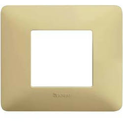 Placca Bticino Matix 2 moduli avorio AM4802BAV