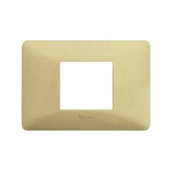 Matix placca 2 posti centrati color avorio am4819bav - Bticino