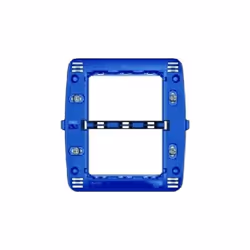 Supporto per placche tonde, quadre e Living International - fissaggio con viti - 3+3 moduli