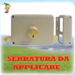SERRATURA PER CANCELLI YALE ART. 63000 Serratura da applicare. 2 mandate e scrocco, cilindro esterno fisso, 3 chiavi. Art. 63 ...
