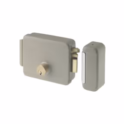 Scrocco azionato dall'esterno e dall'interno mediante chiave e a distanza mediante impulso elettrico a basso voltaggio: 12V. ...