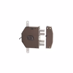 Serrature elettriche Yale applicare Y6823 Scrocco da chiave e da impulso elettrico a distanza, catenacci e 2 aste azionabili ...