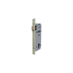 Yale - serratura legno infilare 52X • b.q ottonato f.mm 22 f.sagom M2+SCR+Q8 e.mm 70