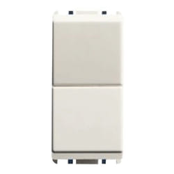 Doppio pulsante Abb Chiara bianco 2CSK1017CH