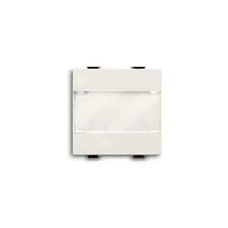 Pulsante con portanome 1p 16 a na 2 moduli ABB chiara 2csk1031ch