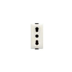 Chiara presa bivalente bipasso 2 poli + terra 10 / 16a k3g 2csk1103ch - ABB