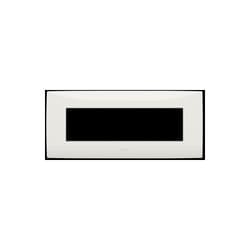 Placca 7 moduli colore bianco abb chiara 2csk0701ch