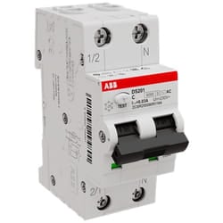 ABB - Magnetotermico differenziale 25A 1P+N 30MA ac 6KA 2M DS201C25AC30