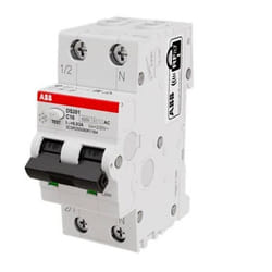 ABB - Magnetotermico differenziale 16A 1P+N 30MA ac 6KA 2M DS201C16AC30