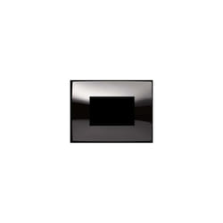 Placca 3 moduli metal black lucido ABB chiara 2csk0317ch