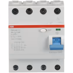 Interruttore differenziale puro 4P F204 AC 40A 300MA Abb F427819 Codice Ordine: F427819 - I differenziali puri senza sganciat ...