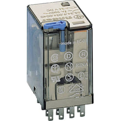 Finder - 55.34.9.024.5090 Relè ad innesto 24 v/dc 7 a 4 scambi 1 pz.
