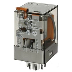 Finder - Relè Octal ad innesto 2 scambi 10A 24VDC 601290240040