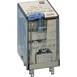 Finder - 55.32.9.125.0040 Relè ad innesto 125 v/dc 10 a 2 scambi 1 pz.