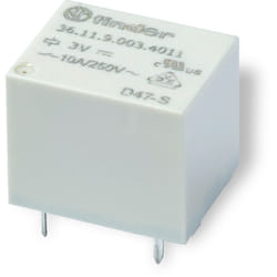 Finder - Relè, 48 Vdc, spdt, 10 a, foro passante (tht), serie 36.11 36.11.9.048.4011